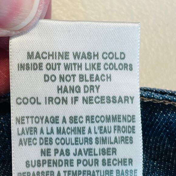 Joes Jeans Mary Blue Denim Skinny Ankle Mid Rise Distressed Torn Y2K Jeans W25 - Picture 9 of 13